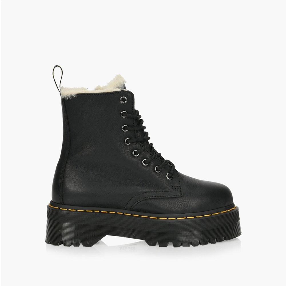 Dr Martens Jadon Faux Fur Lined Platform Boot Size 8